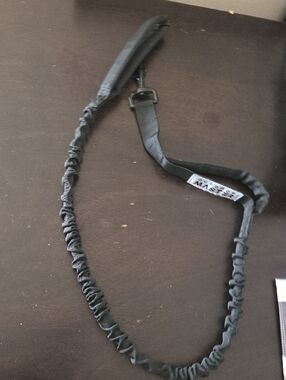 Black Bungee Dog Leash - Lightweight Elastic Lead